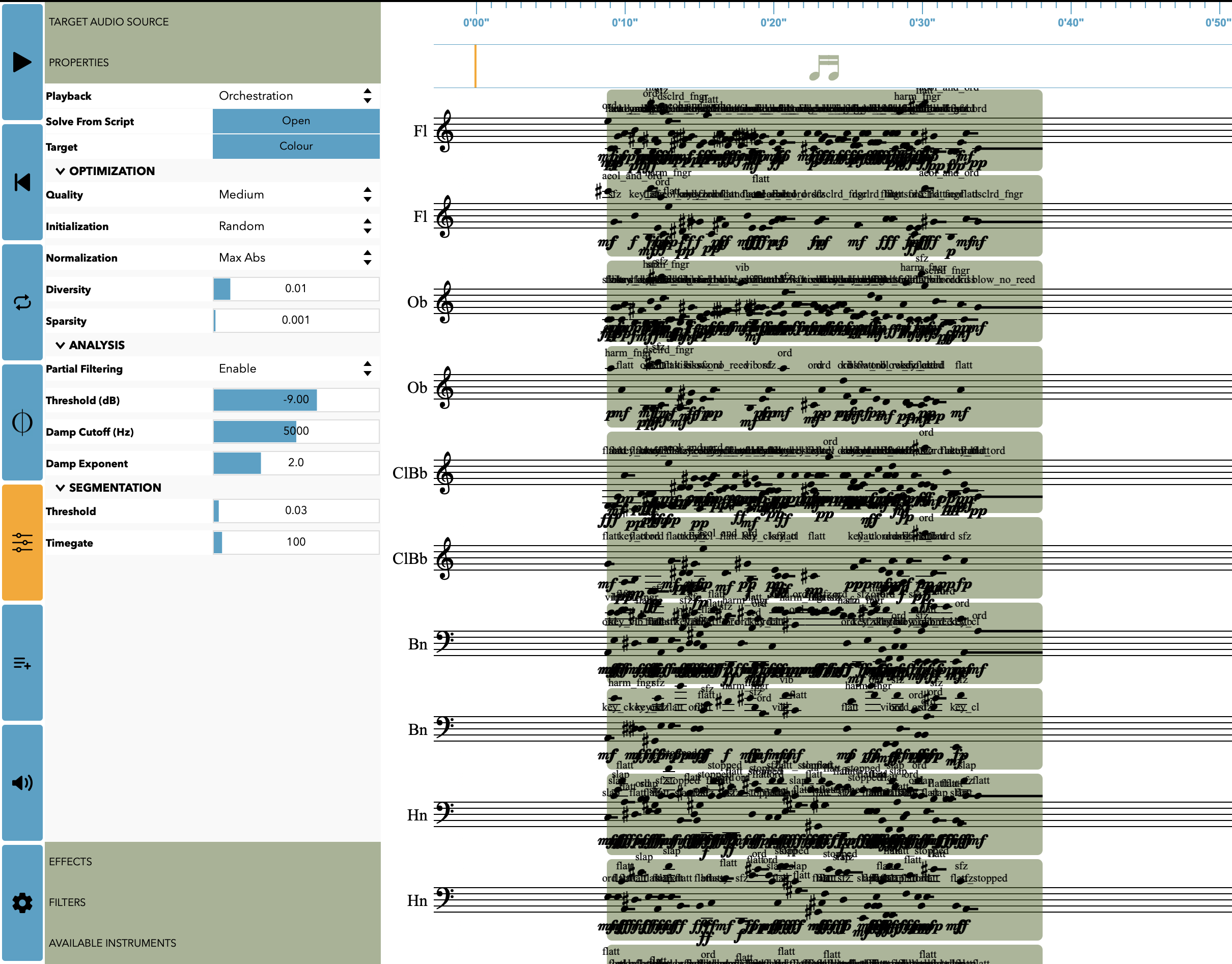 Dynamic Orchestration! With Dynamics and Playing Techniques showing